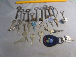 Kleine Sammlung von alten Schlüssel