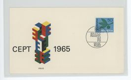 Privat illustriertes FDC 1965 (Europamarken)