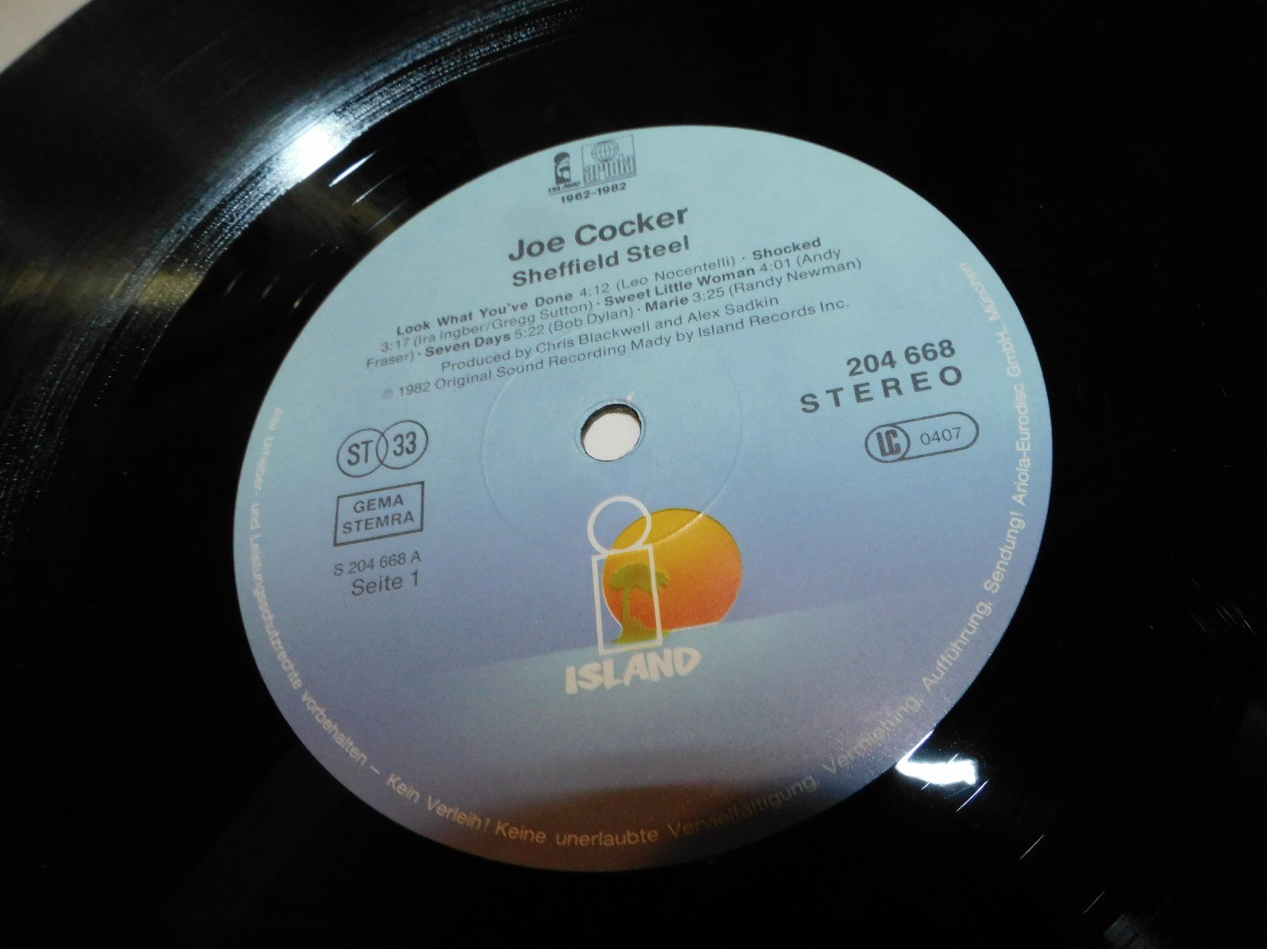 Dischi in vinile: LP 1982 Joe Cocker - Sheffield Stell  - Schallplatte    LP – Usato da Sursee venduto da 76 5