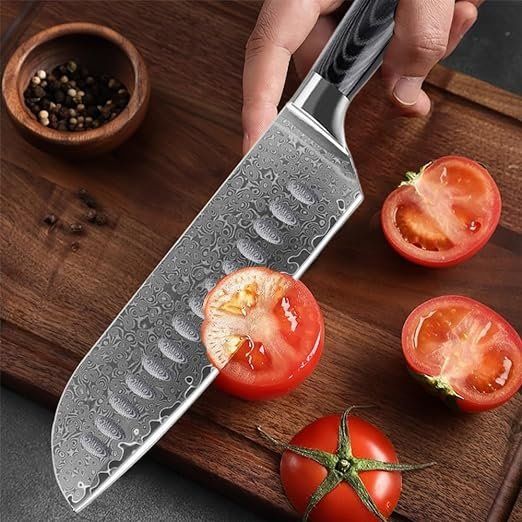 Küchenmesser: Santoku Messer Fleischmesser Scharfe Japanisches Messer – Neu und originalverpackt aus Oberentfelden von ase_sk8n 3