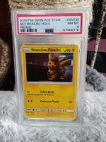 DETECTIVE PIKACHU HOLO #SM190 PROMO PSA8