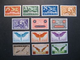Flugpost F3 - F15, normales Papier