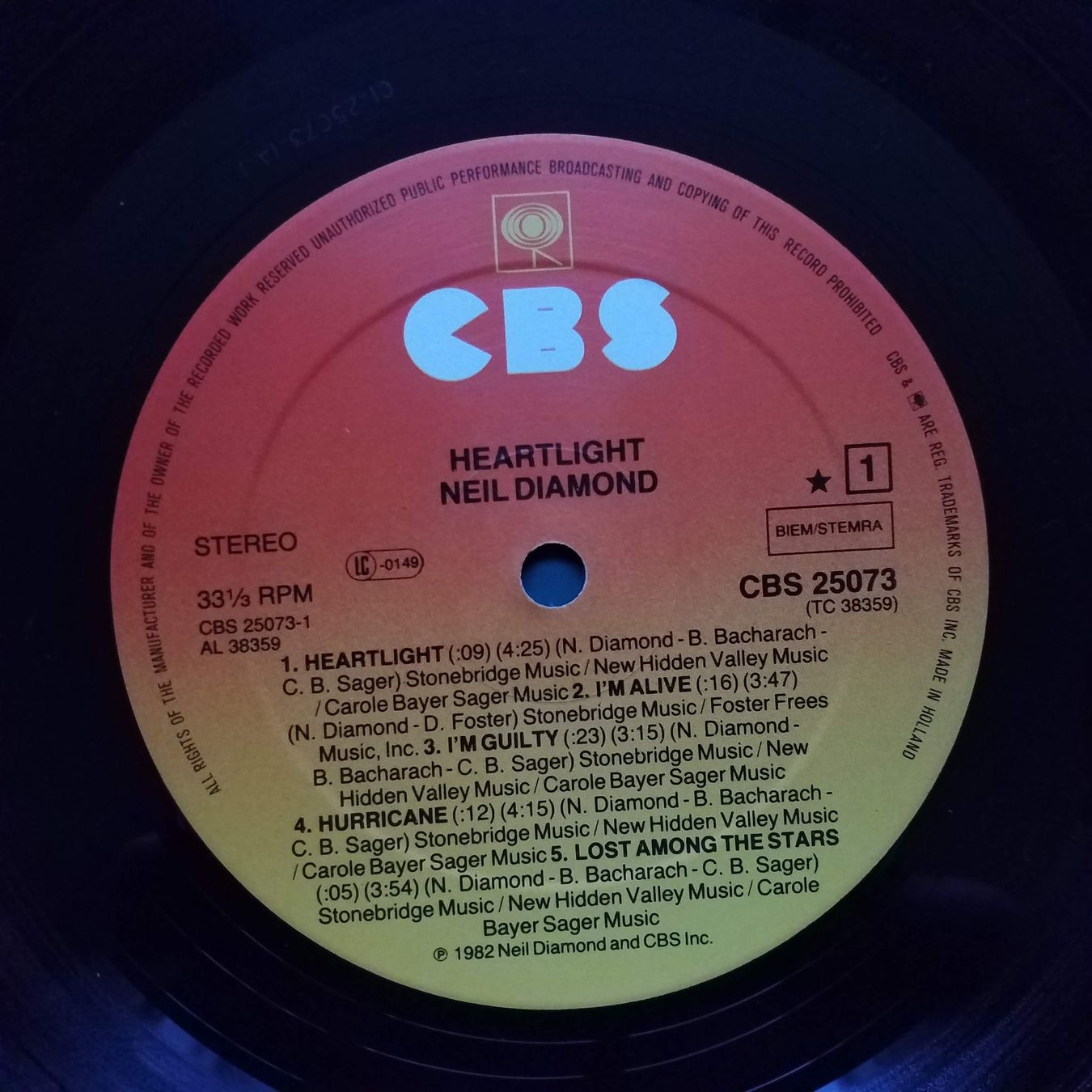 NEIL DIAMOND, heartlight - 1st press - NEW - (Neu (gemäss Beschreibung ...
