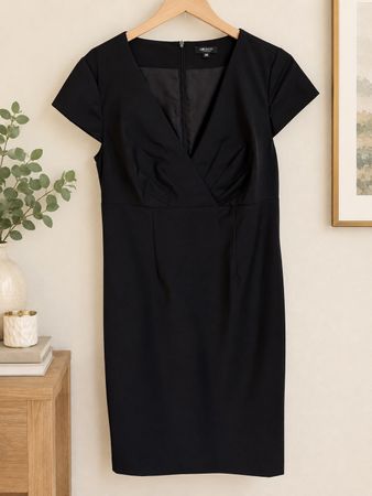 JJB Benson black dress - 36EU - wool fabric!