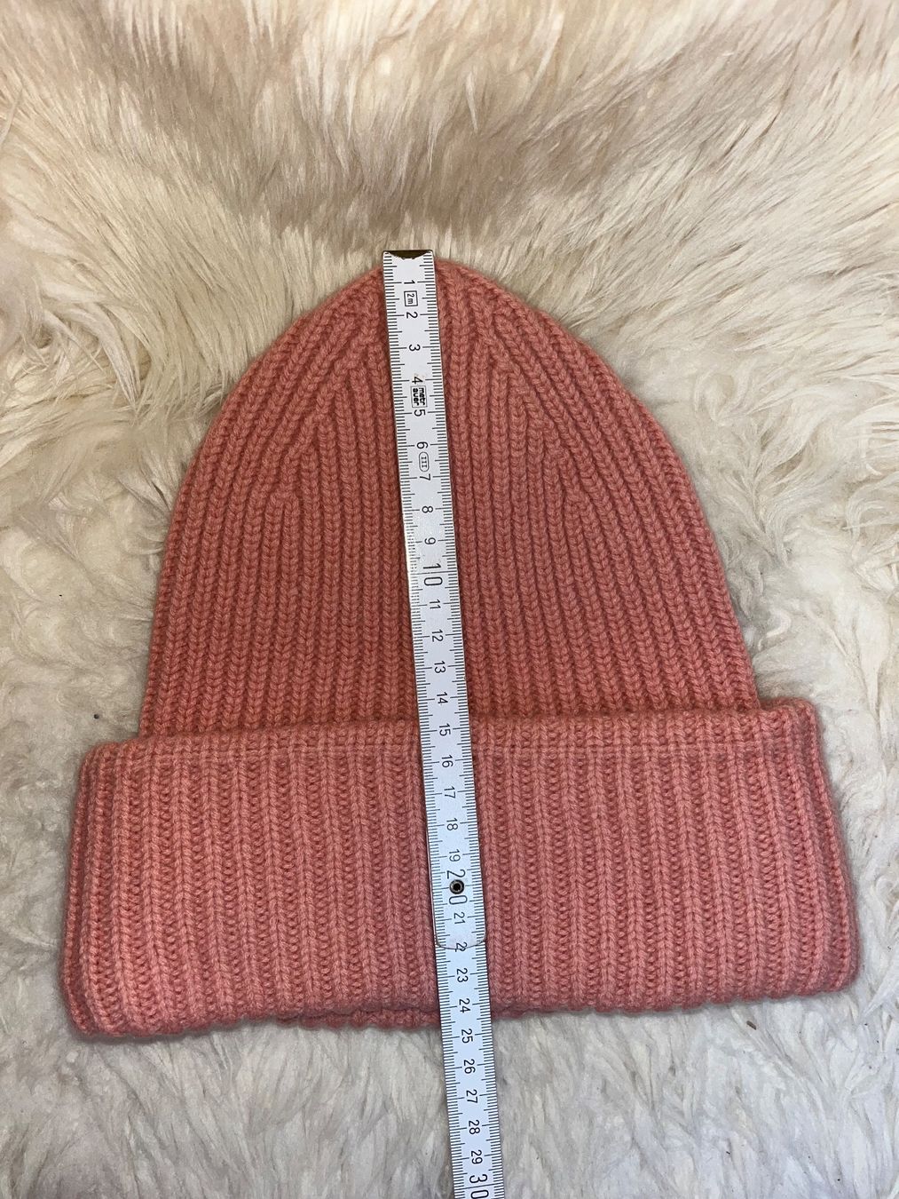 Copricapi, berretti & cappellini: Acne Studios Gerippte Mütze mit Gesicht-Patch rosa – Usato da Riet (Neftenbach) venduto da kim_gfw6 3