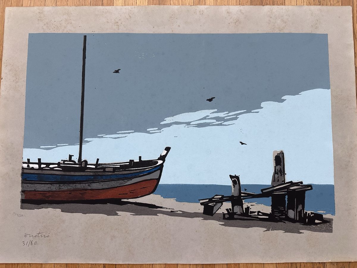 Grafica & Litografie: Original Enotrio Pugliese Lithograph Signed Numbered – Usato da Zürich venduto da Ddechkovd