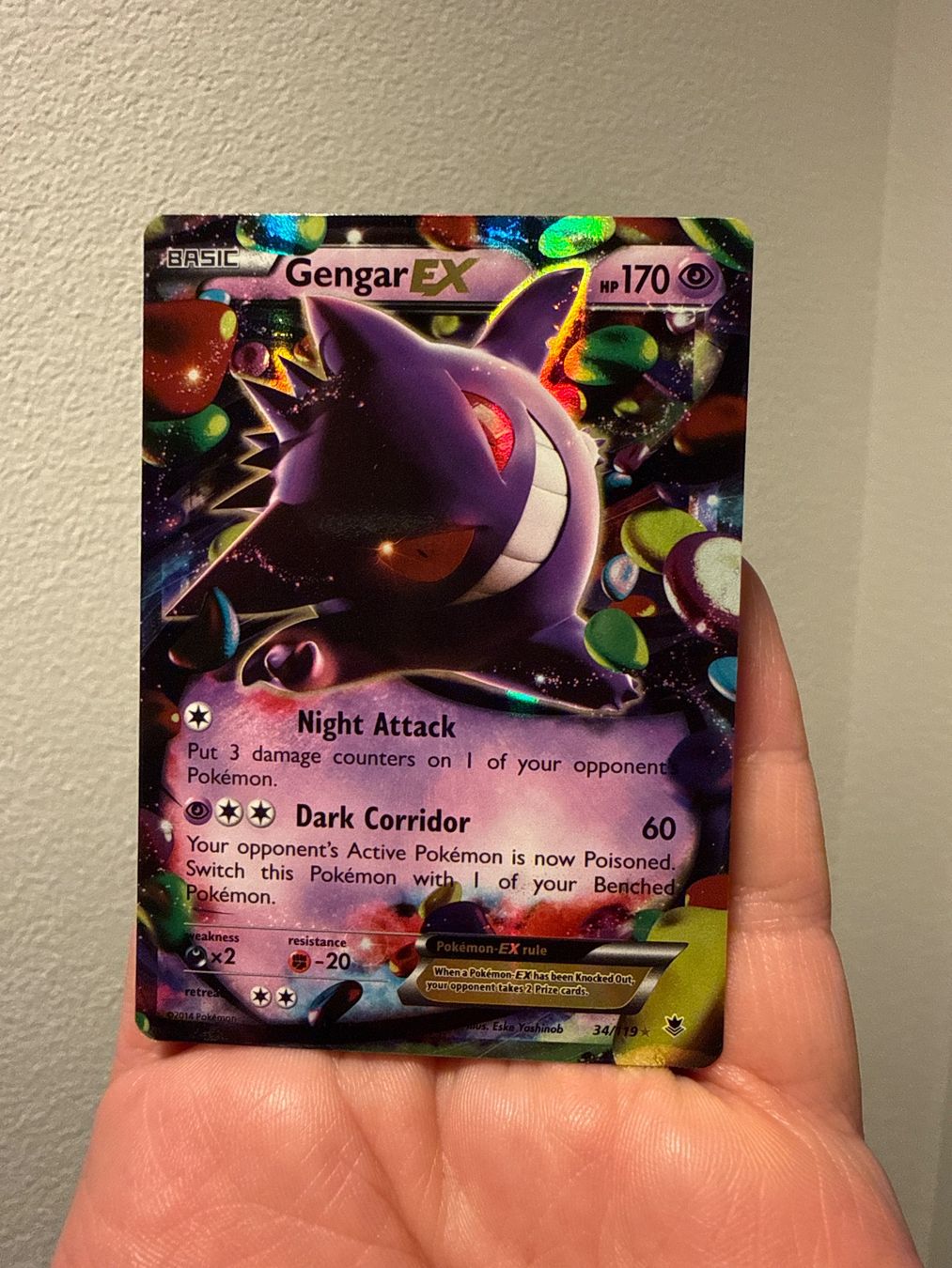 Cartoline: Pokemon Gengar EX – Usato da Frauenfeld venduto da Poke_Toniii