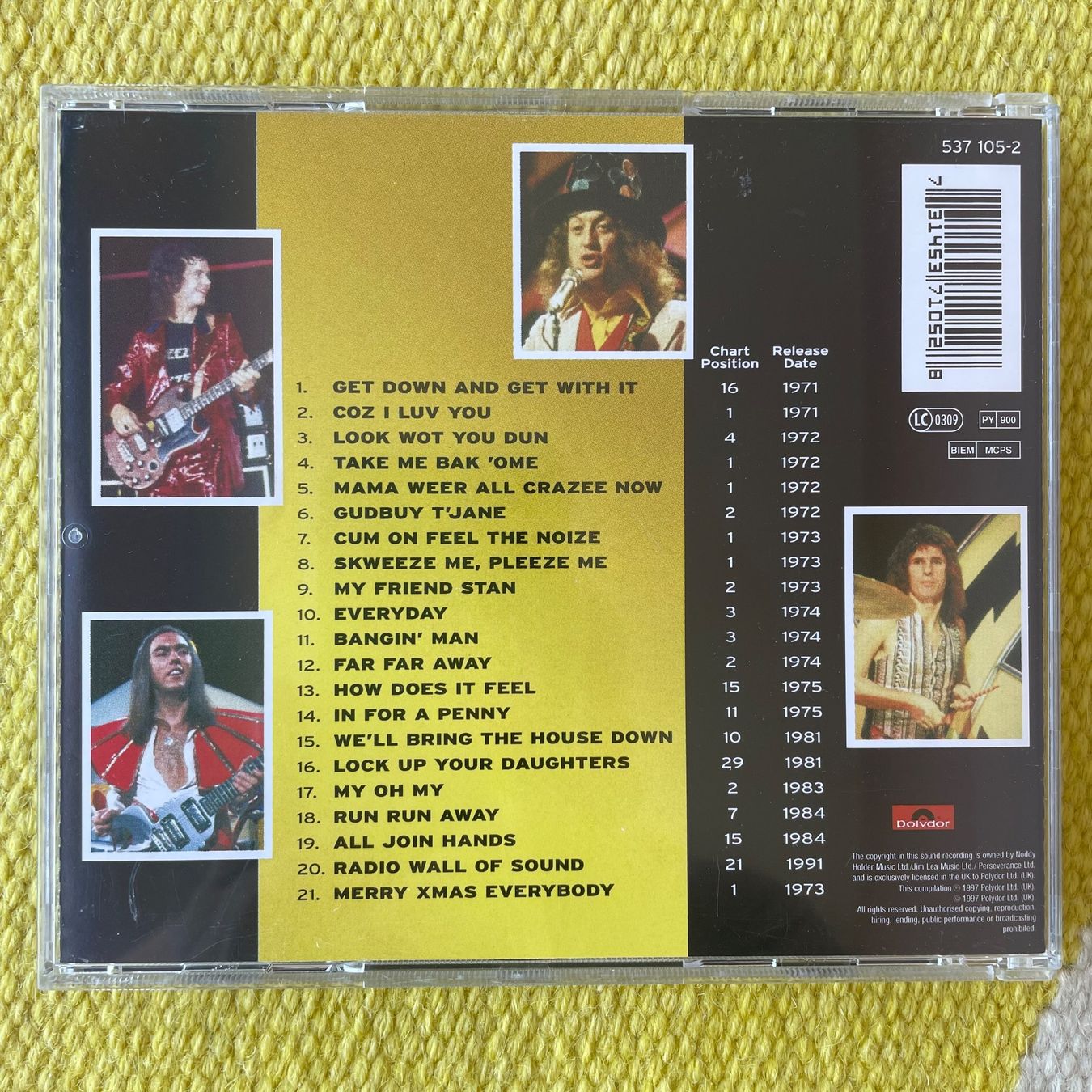 CDs: SLADE-GREATEST HITS – Gebraucht aus Rorschacherberg von CD-Roli 1