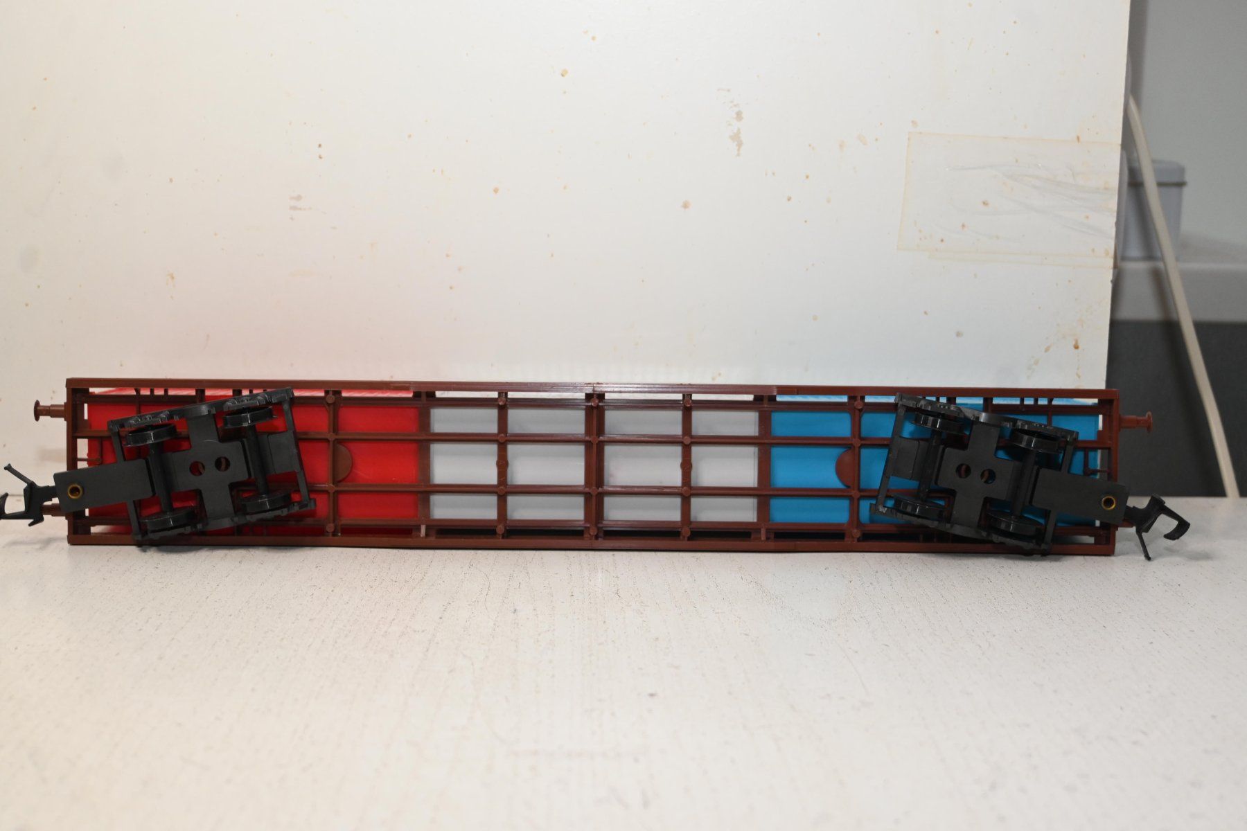Lima Modellini di ferrovie: Container wagon with 3 containers Lima Spur 0 mit OVP – Usato da Laupen ZH venduto da Zmoewe 4