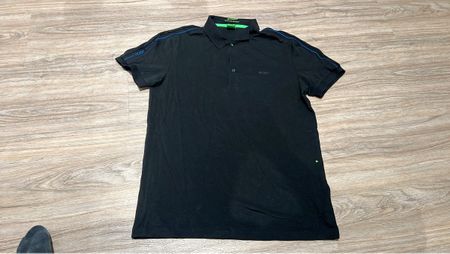 Schwarzes Hugo Boss Poloshirt Grösse M