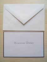 carte de vœux Bonne Année - neuve