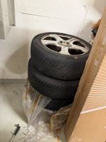 4x Aluräder 16 Zoll mit Winterreifen 195/55 R16 