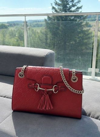 Sac Gucci en cuir Rouge 