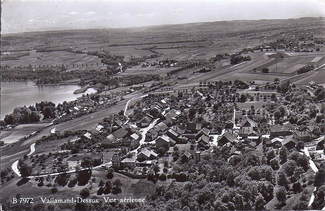 Cartoline postali: VALLAMAND - DESSUS, pension Alpenblick – Usato da Les Verrières venduto da Scampi0