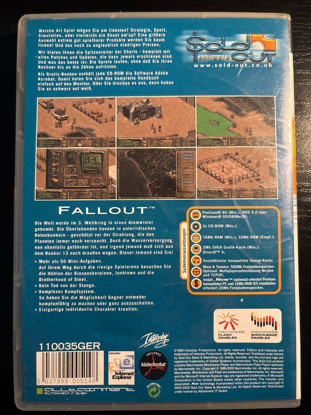 Giochi: Fallout PC CD-ROM Game - Postnukleares Rollenspiel Top! – Usato da Villaz-St-Pierre venduto da mon_t2fn 2