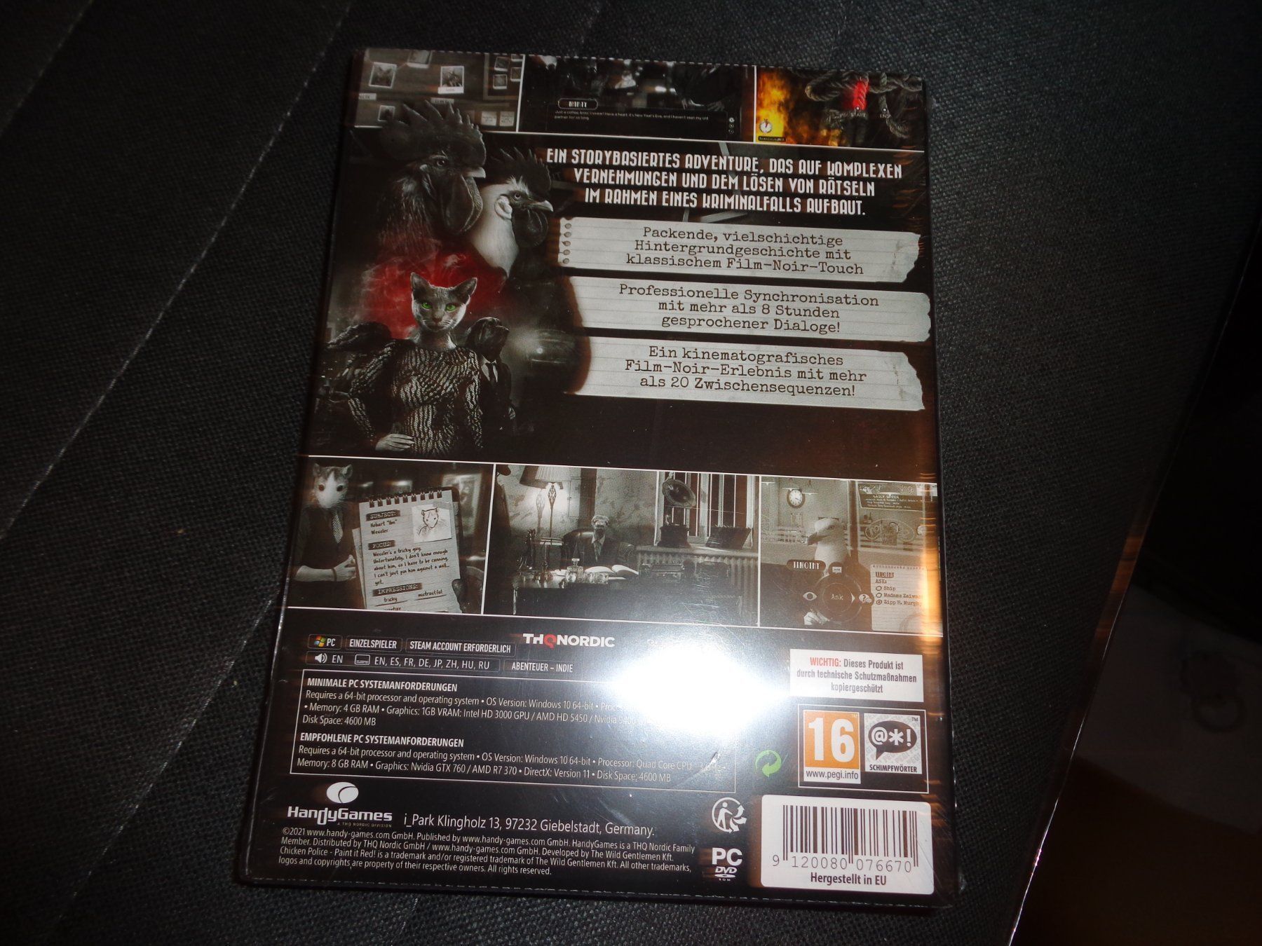 Spiele: Chicken Police - Paint it Red! PC NEUWARE – Neu und originalverpackt aus Olten von Disc-Ausverkauf 1