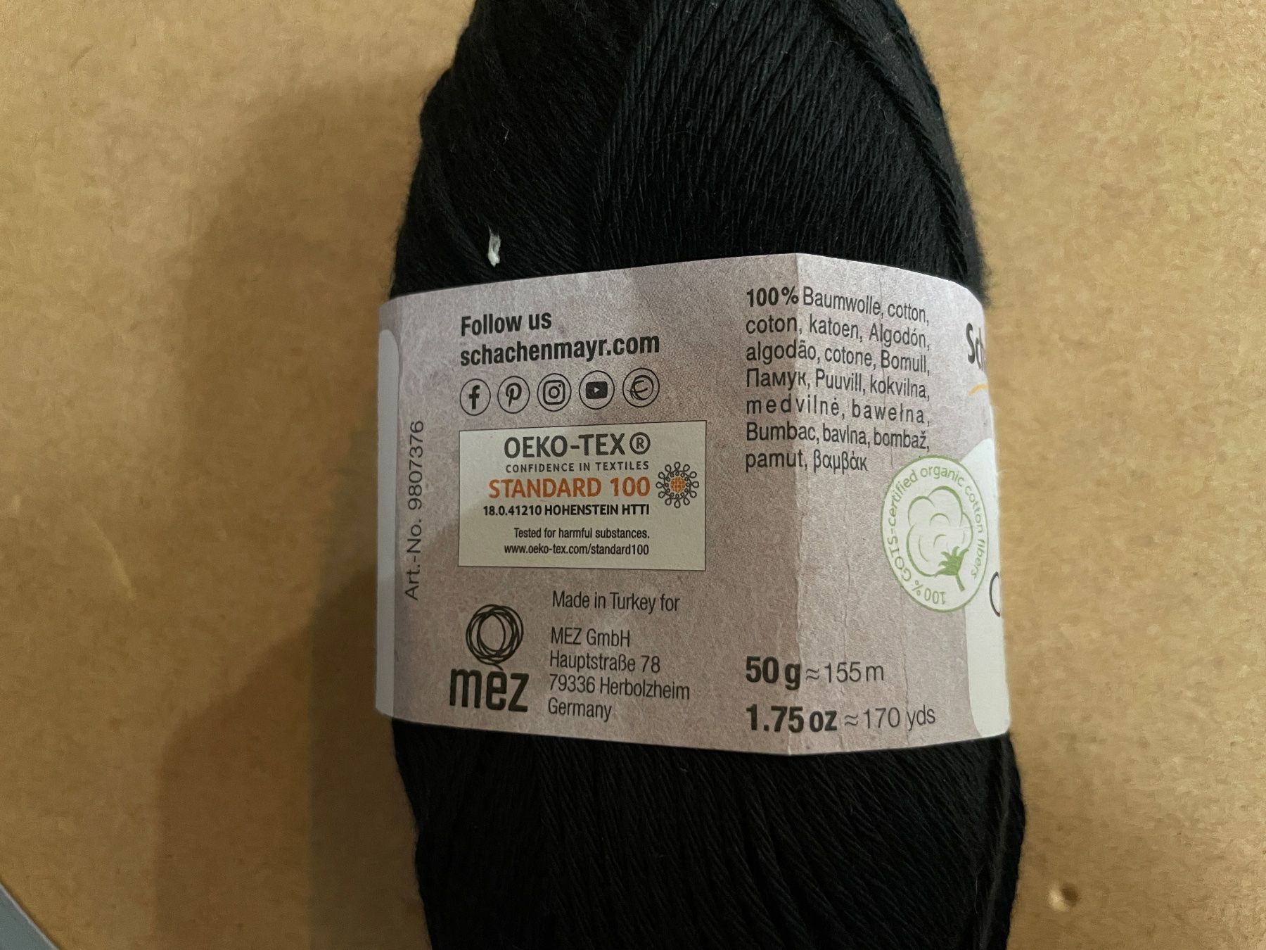 Wolle: Garn schwarz – Neu und originalverpackt aus Waldkirch von SANDRADUBLER 2