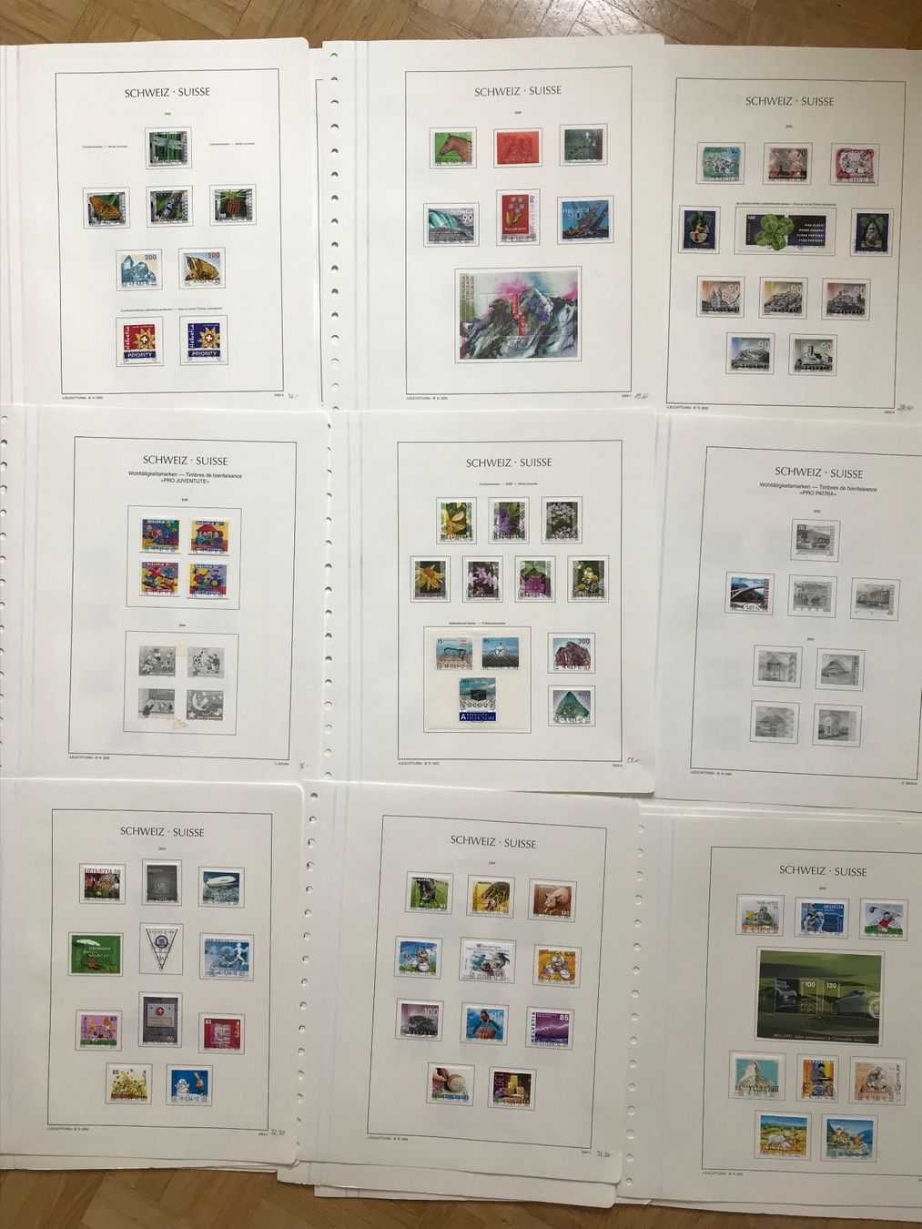 Tous les timbres: Schweizer Briefmarkensammlung ab 1988 - 2005 – D'occasion à stäfa par brandy66 5