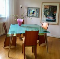 Philippe Starck Design-Glastisch „M“ (Driade) – 140x140 cm