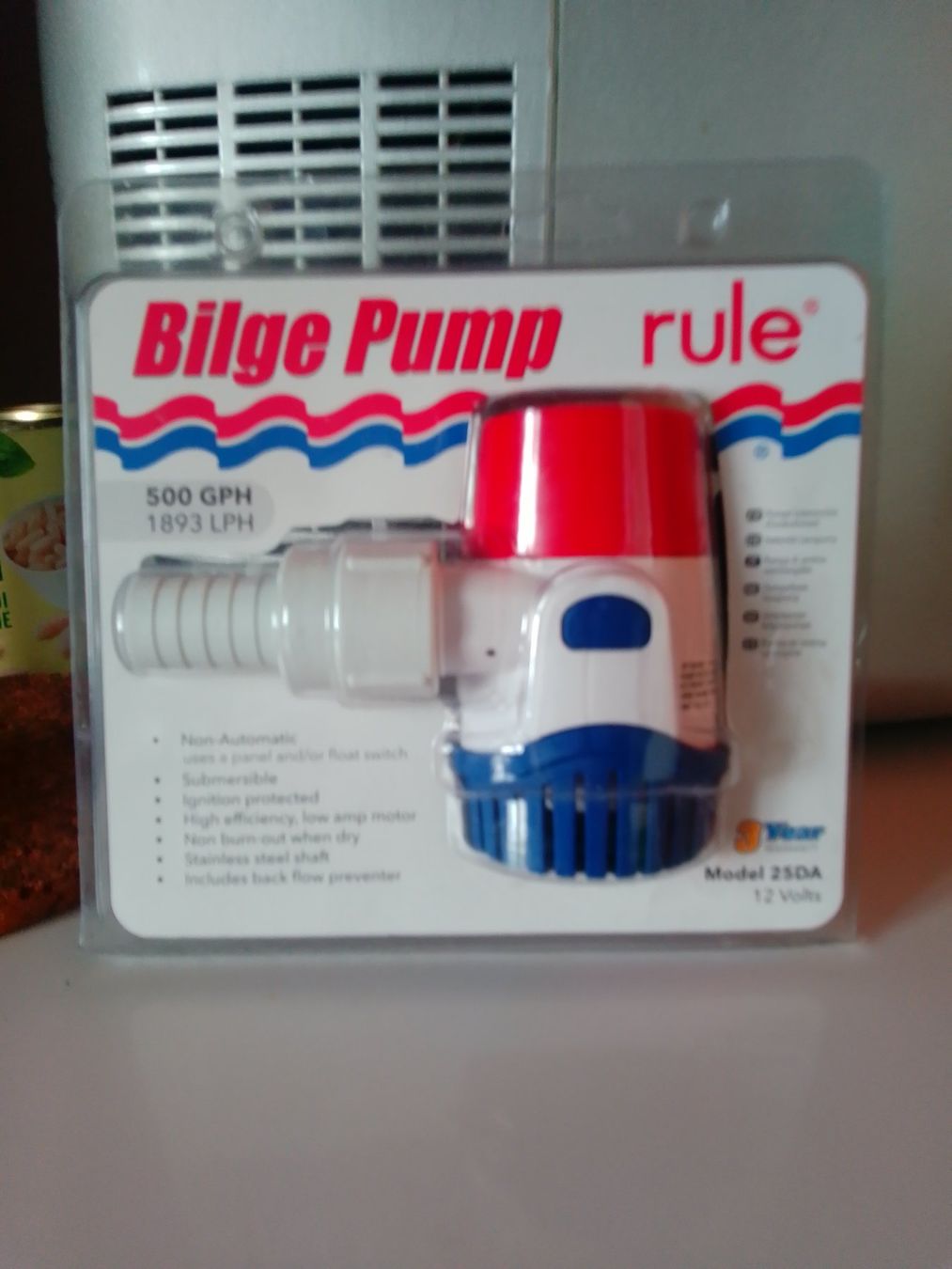 Sonstiges: Bilgenpumpe Rule 25DA 12V-Nuova – Neu und originalverpackt aus Giubiasco von pagi2