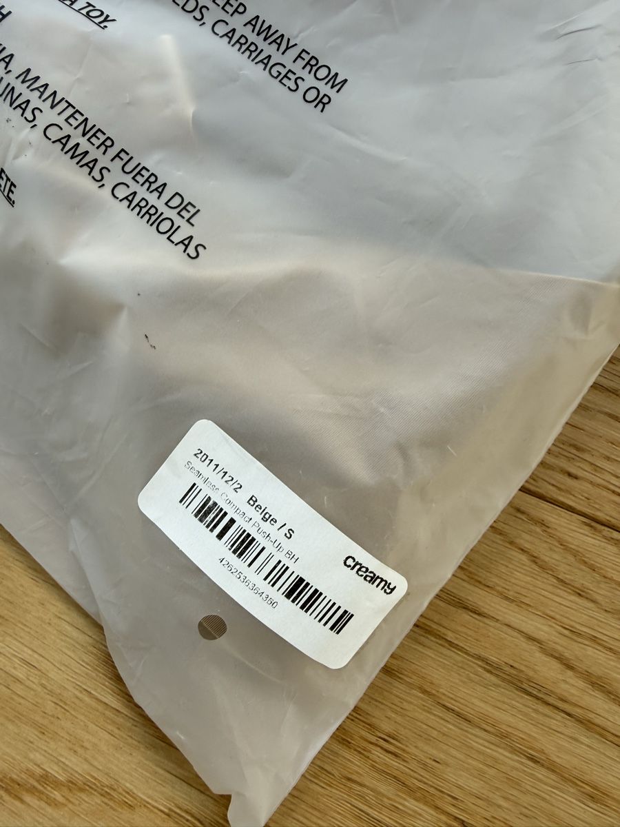 Altra biancheria intima: Neuer, Beige BH, cfab Seamless Compact Push-Up, Gr S – Nuovo e nell'imballaggio originale da Hergiswil NW venduto da Labello01 4