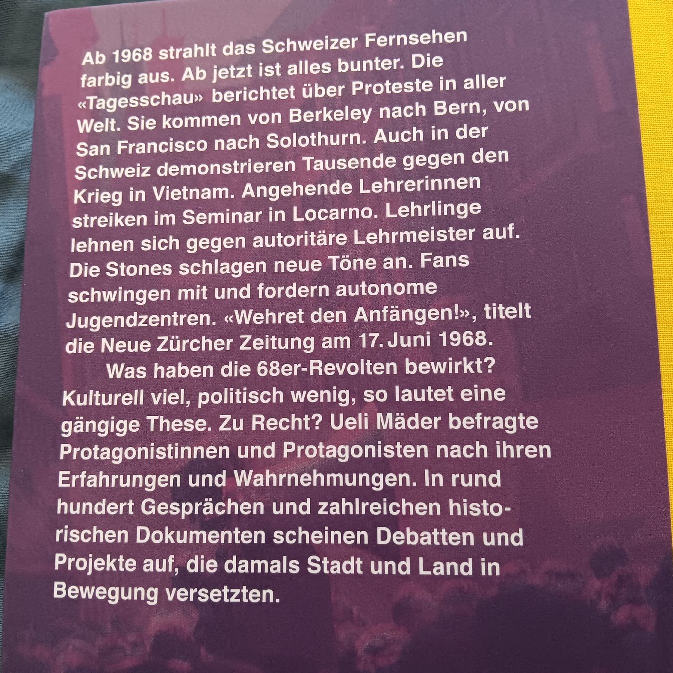 Libri: Ueli Mäder 68 - was bleibt? Buch – Usato da Chur venduto da chr_b2cn 1