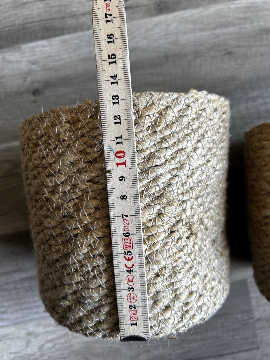 Pots de fleurs: 3er Set Mica Decorations Jute-Übertöpfe – D'occasion à Obfelden par JackyRot 1