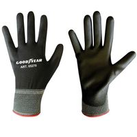 Goodyear Handschuhe Schwarz 12 Paar, Grösse 8