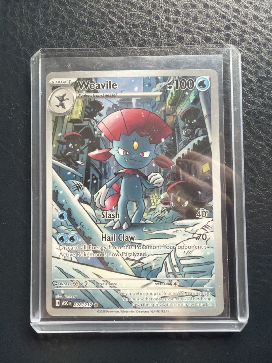 Pokémon Carte collezionabili: Weavile 228/217 Near mint – Nuovo e nell'imballaggio originale da Fischbach-Göslikon venduto da Jan_Bartu