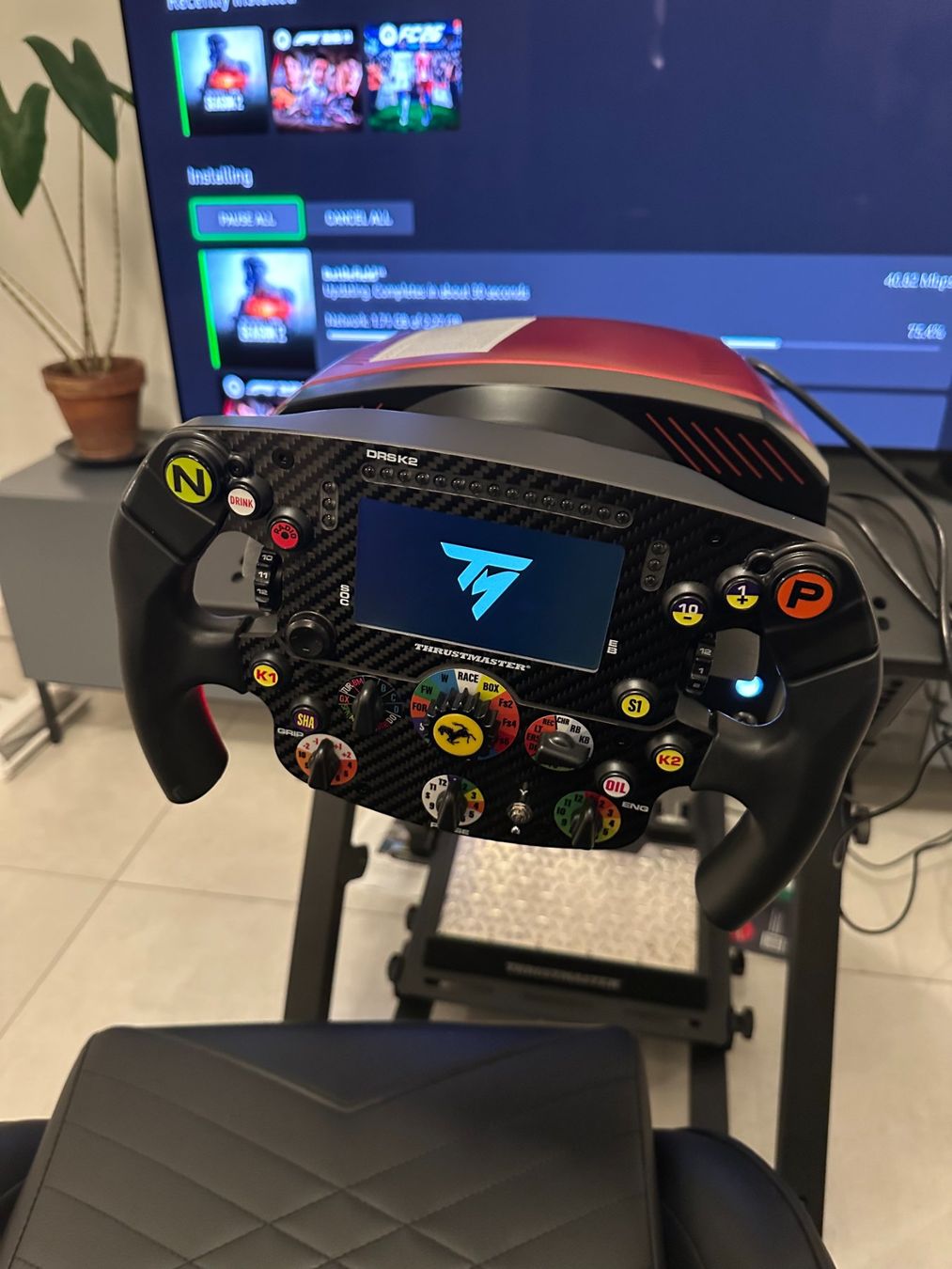 Giochi: Racing Simulator Thrustmaster - Full kit – Usato da Zug venduto da Uran 1