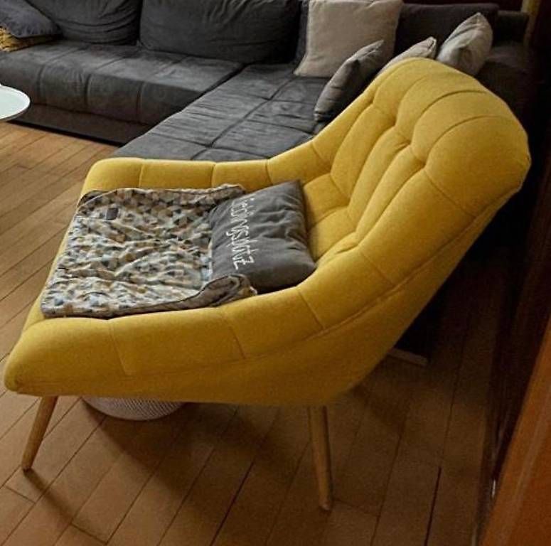 Sessel: Design Sessel gelb – Gebraucht aus Wangen SZ von timbales 1