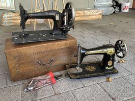 Alte Nähmaschinen (Deko)