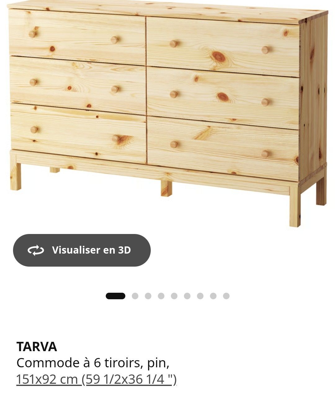 Ikea Cassettiere: Commode TARVA Ikea – Usato da Courtételle venduto da Tamcha 1