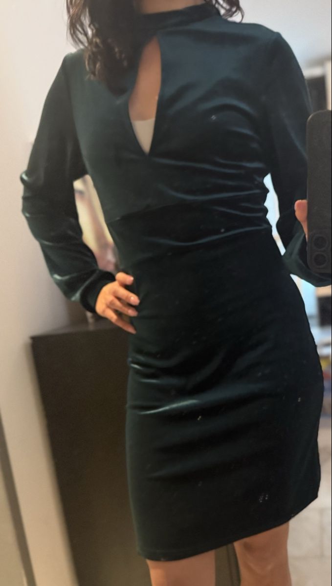 Na-kd Vestiti: NA-KD Samtkleid Petrol Gr. 36 | Elegant & feminin – Usato da Herrliberg venduto da Joy_Strehler 4