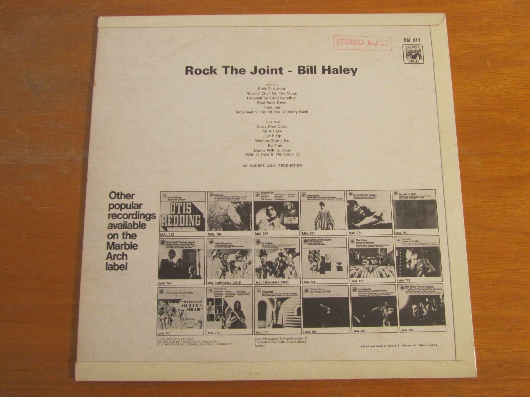 Dischi in vinile: BILL HALEY:  Rock The Joint – Usato da Seengen venduto da mikelele 1