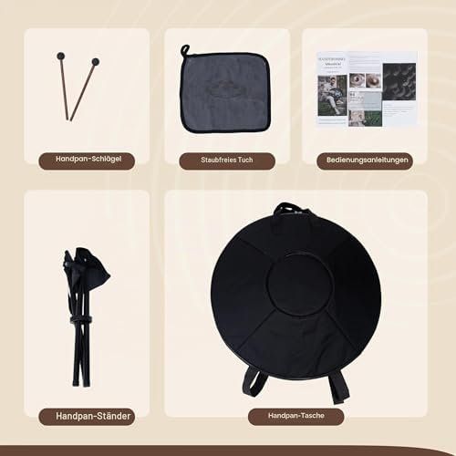 Strumenti musicali: Drum 22 9 Noten Kurd 440Hz Hand Tuning Handpan Includes – Nuovo e nell'imballaggio originale da Hundwil venduto da Stallone5 6