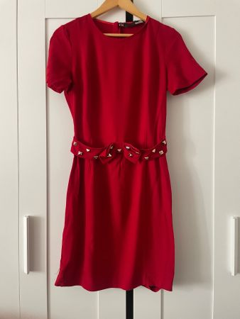 Rotes Love Moschino Kleid, Wollkleid