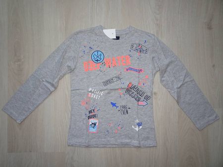 Langarm-T-shirt Gr.116/122 Deep Water Marke Staccato Neu!