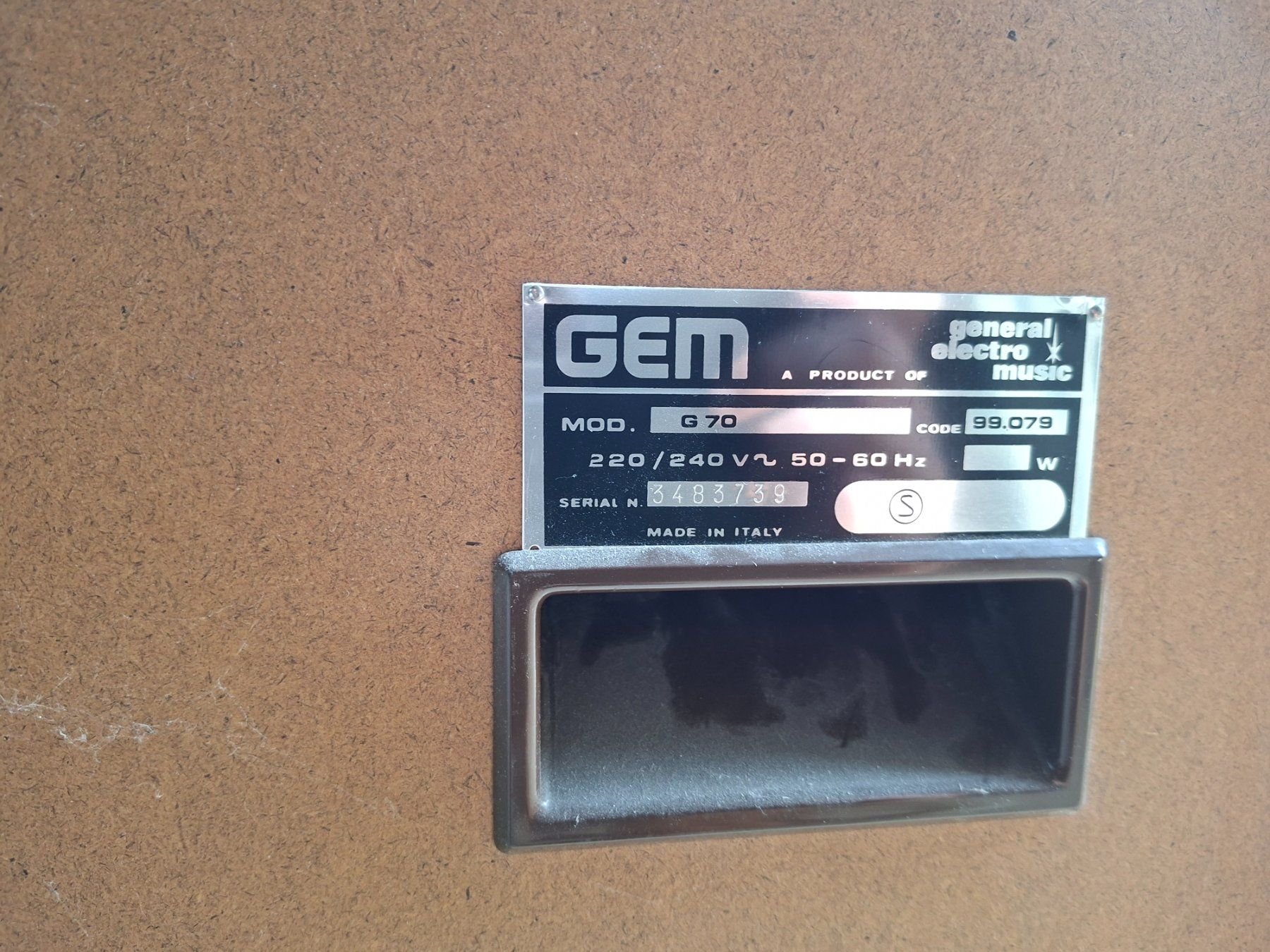 Strumenti musicali: GEM G 70 Electronic Organ Gebraucht – Usato da Rekingen AG venduto da seschen1989 1
