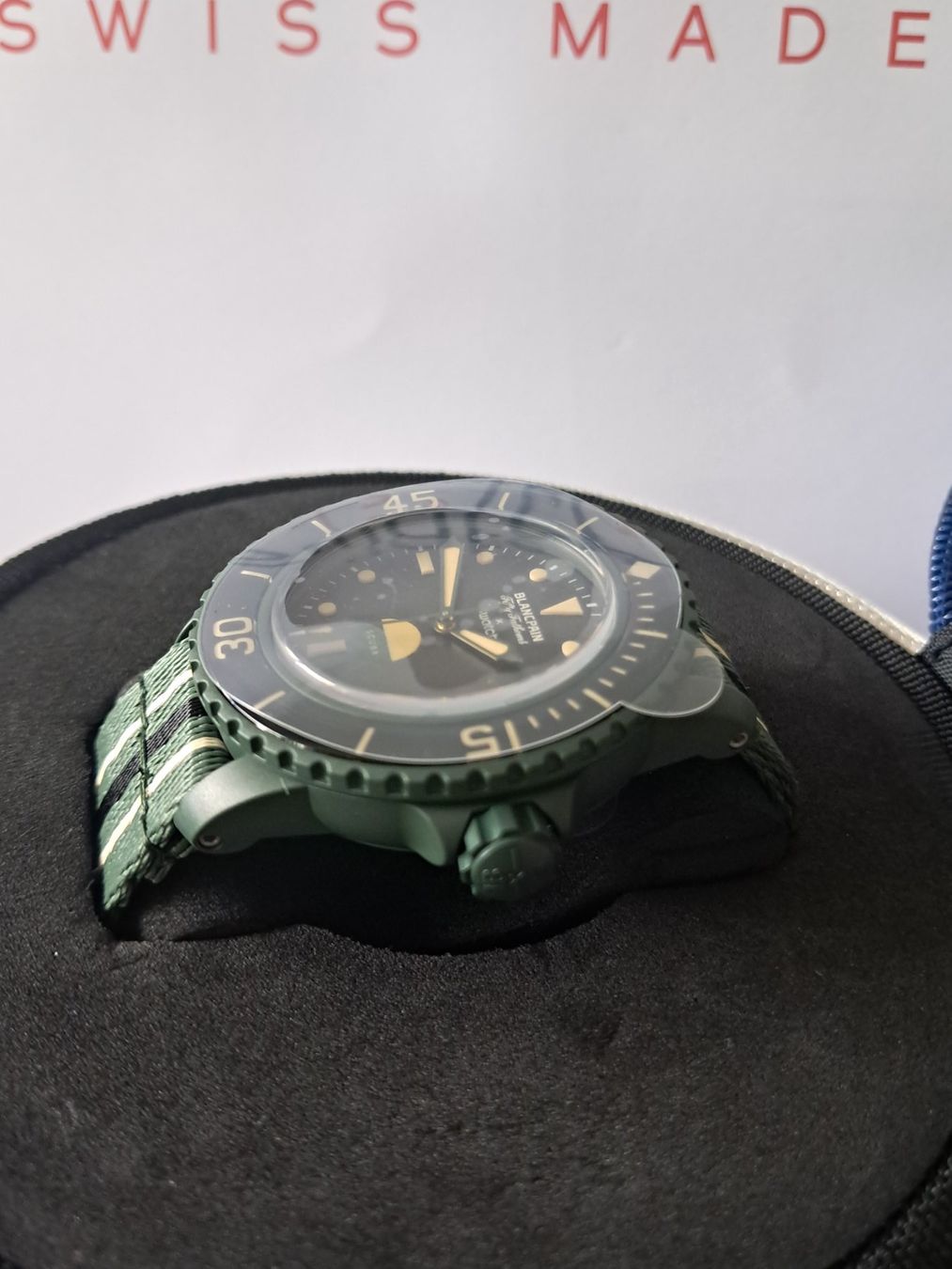 Swatch Orologi: Swatch x Blancpain Green Abyss – Nuovo e nell'imballaggio originale da Niederhasli venduto da zvb_fgn2 3