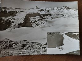 Alte Postkarte Blick v.d.  Maskenkamm-Hütte, 1953