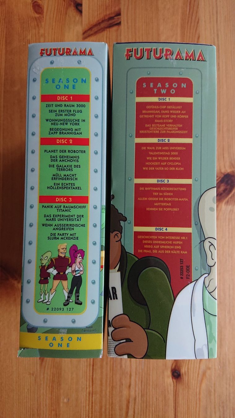 Tutti i DVDs: FUTURAMA Staffel 1 bis 4 auf DVD – Usato da Wilderswil venduto da Exebub 4