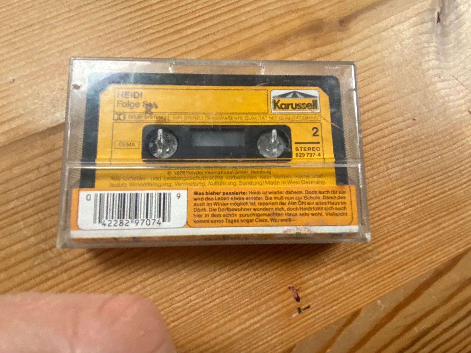 Musicassette: Kassette - Heidi (Folge 8) – Usato da St.Gallen venduto da kingsamas 2