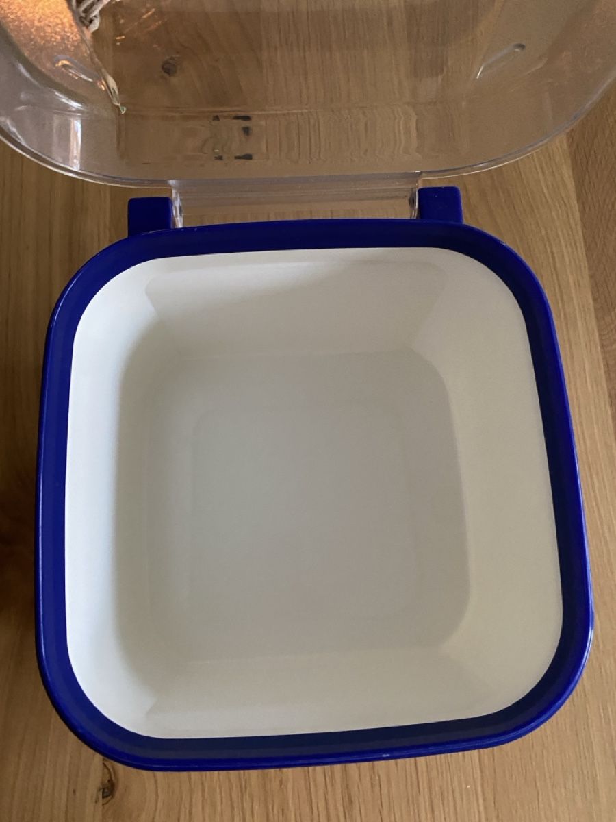 Tupperware Contenitori & Simili: Tupperware Frischhaltebox, Behälter weiss/blau – Nuovo (secondo la descrizione) da Hünibach venduto da nadalila 4