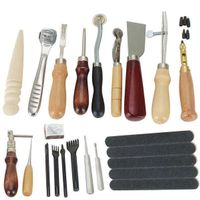 18x Leder Naehen Handwerk Werkzeuge Set