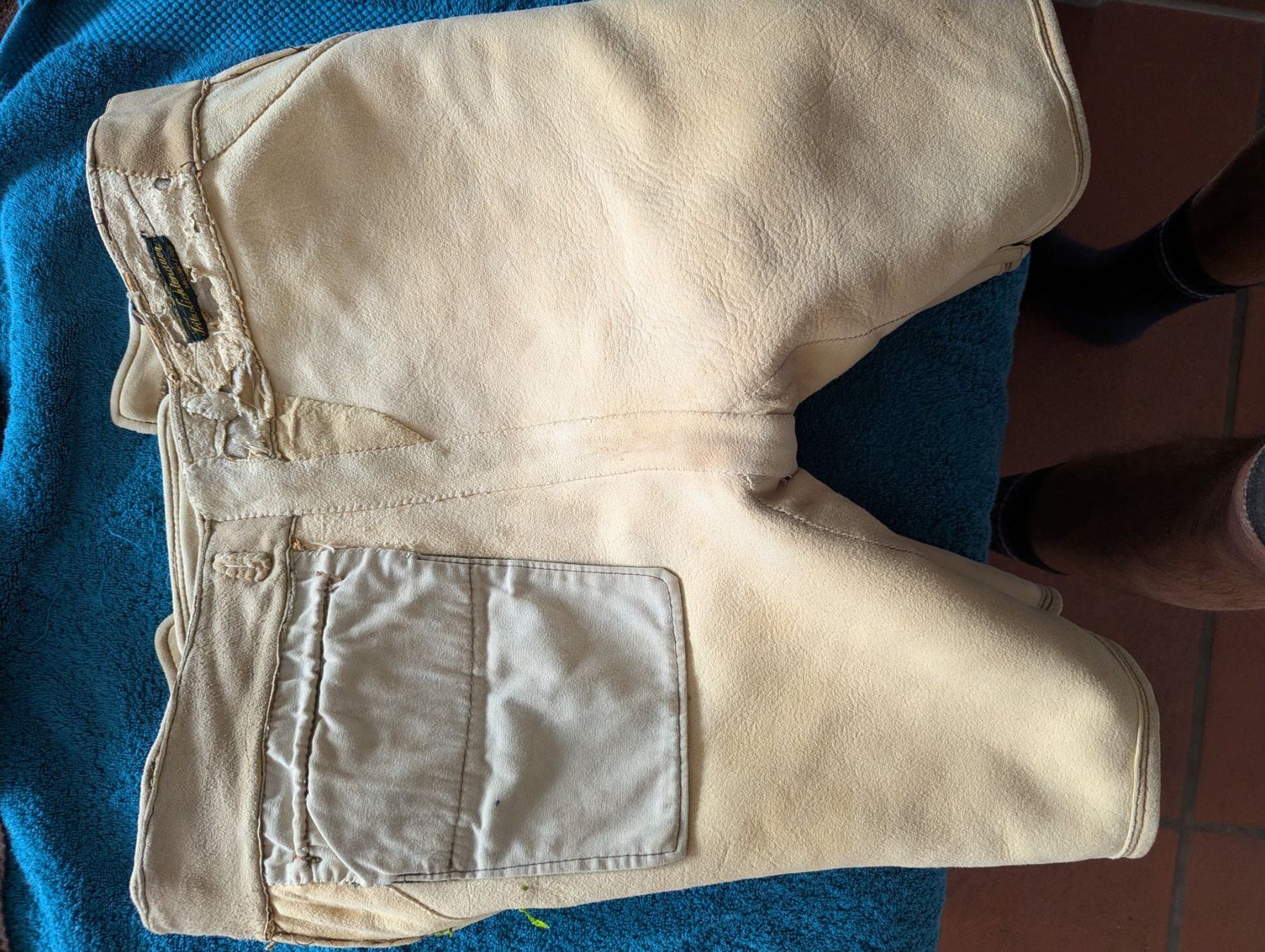 Hosen: Lederhose Hirschleder hell – Gebraucht aus Dielsdorf von Noga1 3