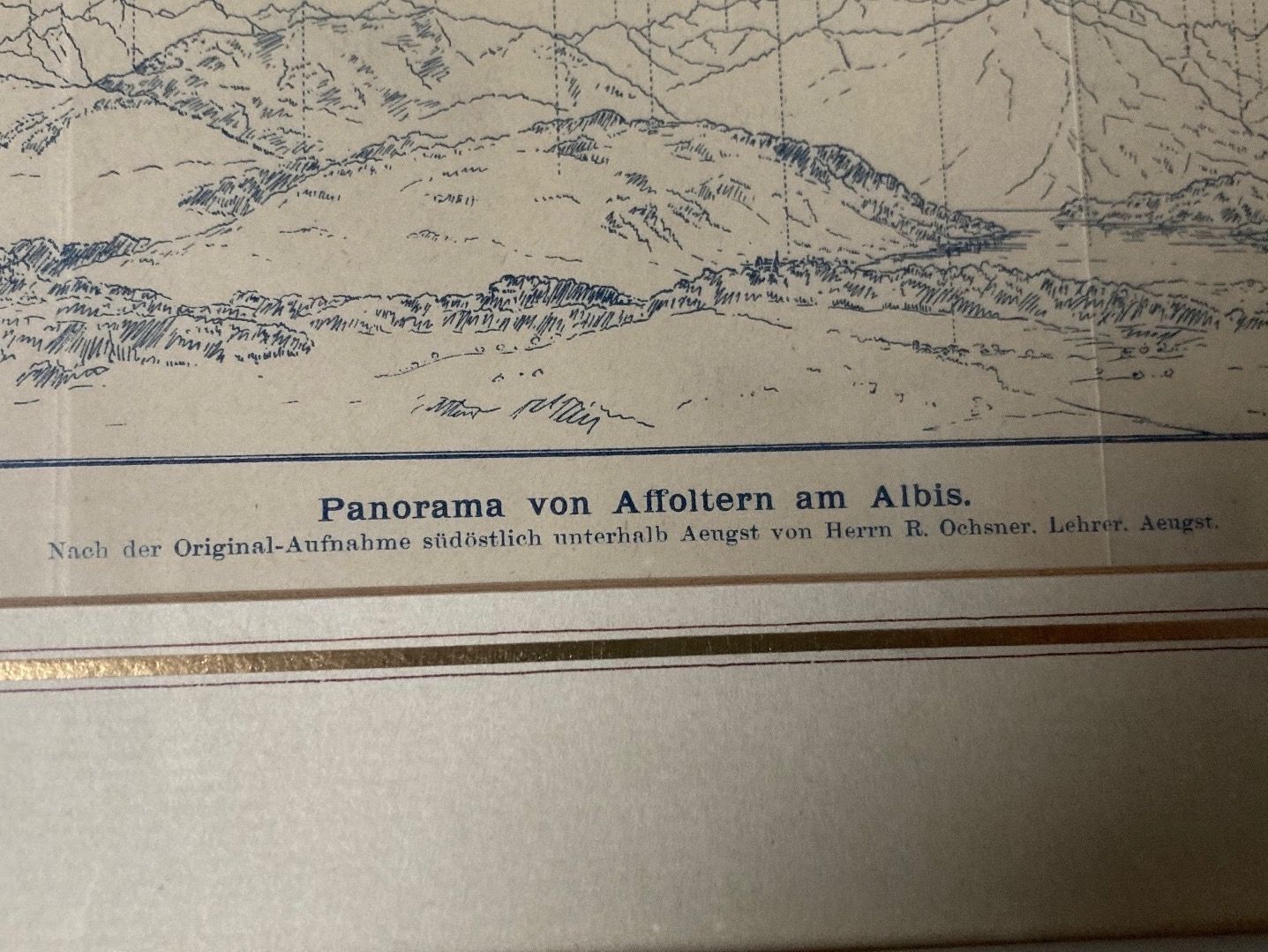Gravures: wunderschönes Bild – D'occasion à Rotkreuz par uszn 1