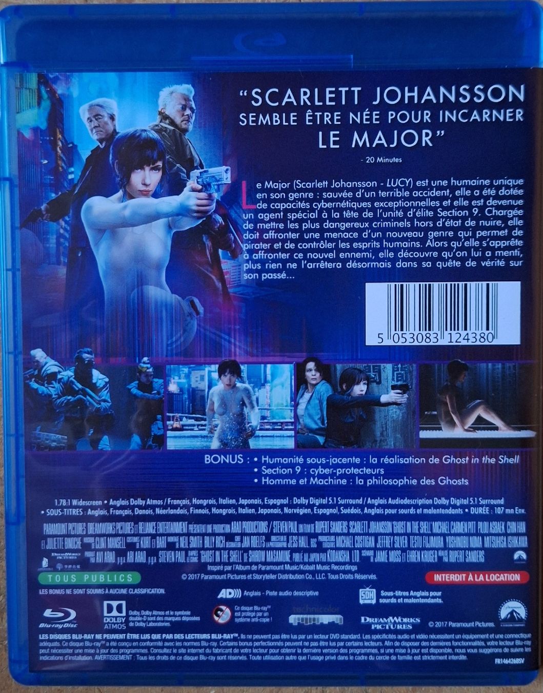 Alle DVDs: Ghost in the Shell - Scarlett Johansson - Blu-ray – Neu (gemäss Beschreibung) aus Schmitten FR von Sidewinder 1