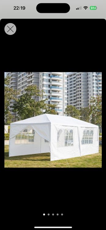 Ersatz-Baldachin Für Pavillon 3x3 M – Zweistöckig, Burgunderrot, UV-Schutz 95%, Wasserabweisend