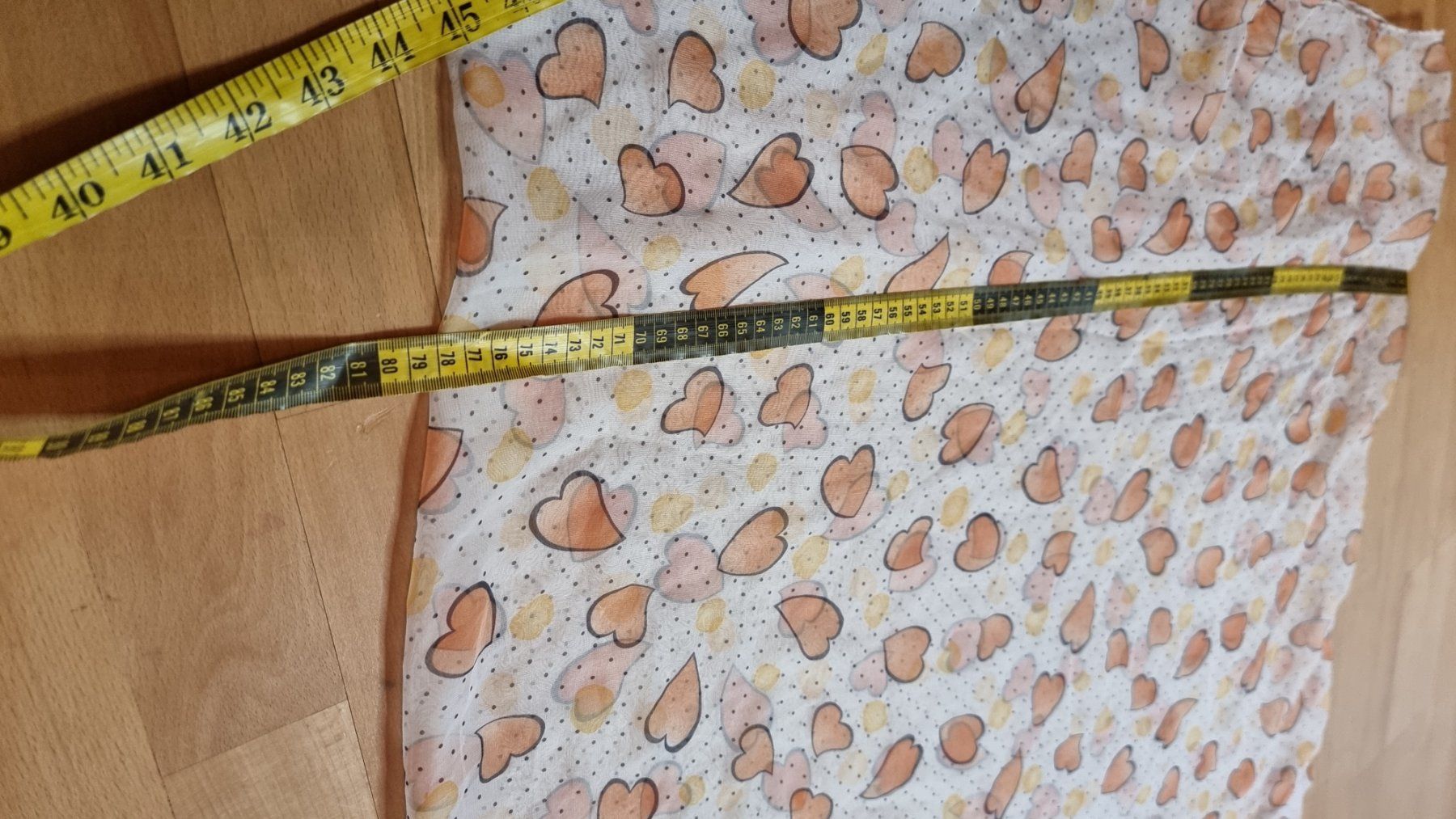 Foulards, Tücher & Schals: 🌺Rundschal mit Herzen🌺 – Gebraucht aus Wald ZH von CapLux 5